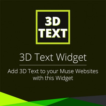 3D Text Widget
