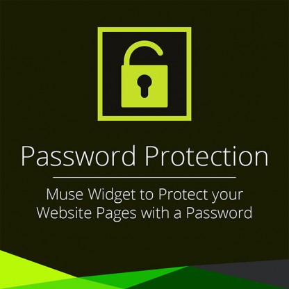 password protection adobe muse widget